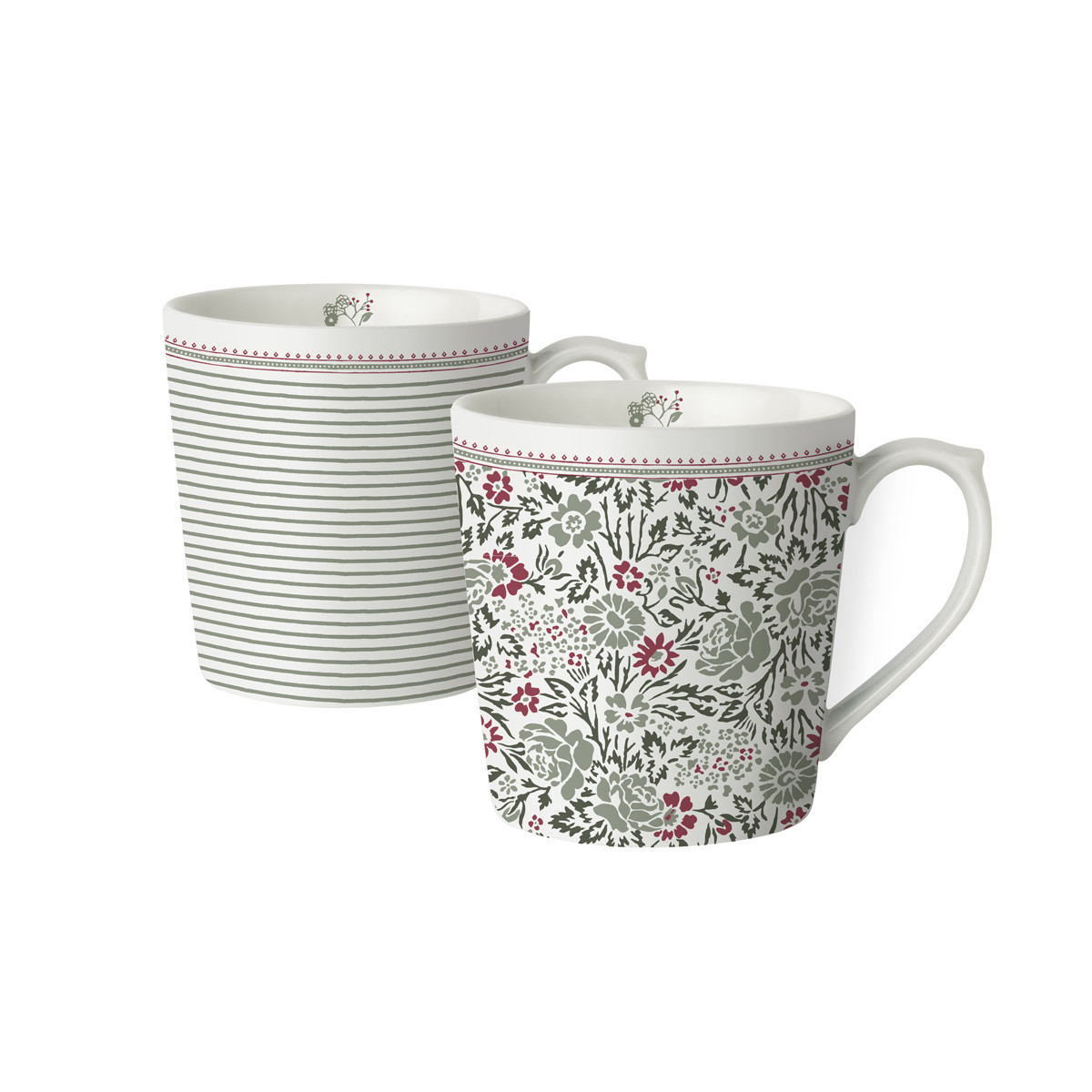 Κούπα Πορσελάνης Laura Ashley Σετ 2τμχ. Wild Clematis Collectables 350ml