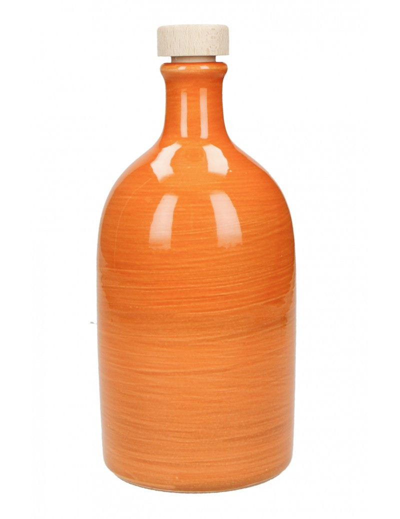 Μπουκάλι Πορσελάνης Για Λάδι Manolia Brandani Orange 500ml