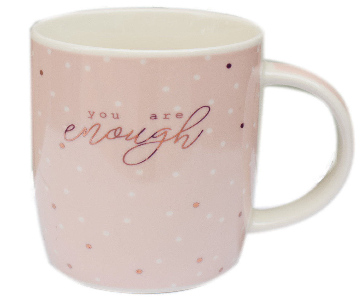 Κούπα Πορσελάνης Dot Pink You Are Enough 350ml