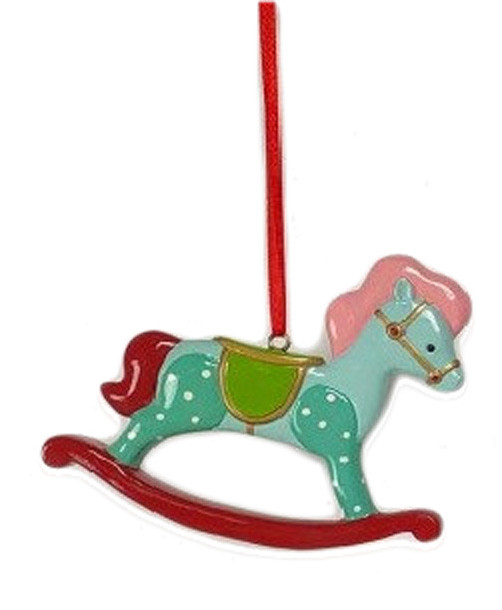Στολίδι Χριστουγεννιάτικο Κρεμαστό Polyresin Carousel