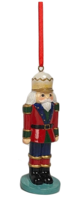 Στολίδι Χριστουγεννιάτικο Κρεμαστό Polyresin Nutcracker