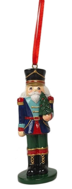 Στολίδι Χριστουγεννιάτικο Κρεμαστό Polyresin NutcrackerThree