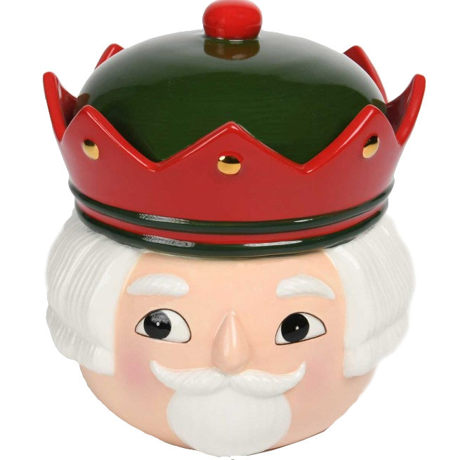 Μπισκοτιέρα Κεραμική Nutcracker 15cm