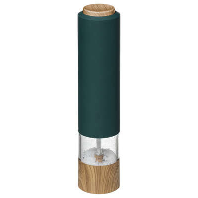 Μύλος Αλατοπίπερου Ηλεκτρικός Ακρυλικός Modern Green 23cm 5five