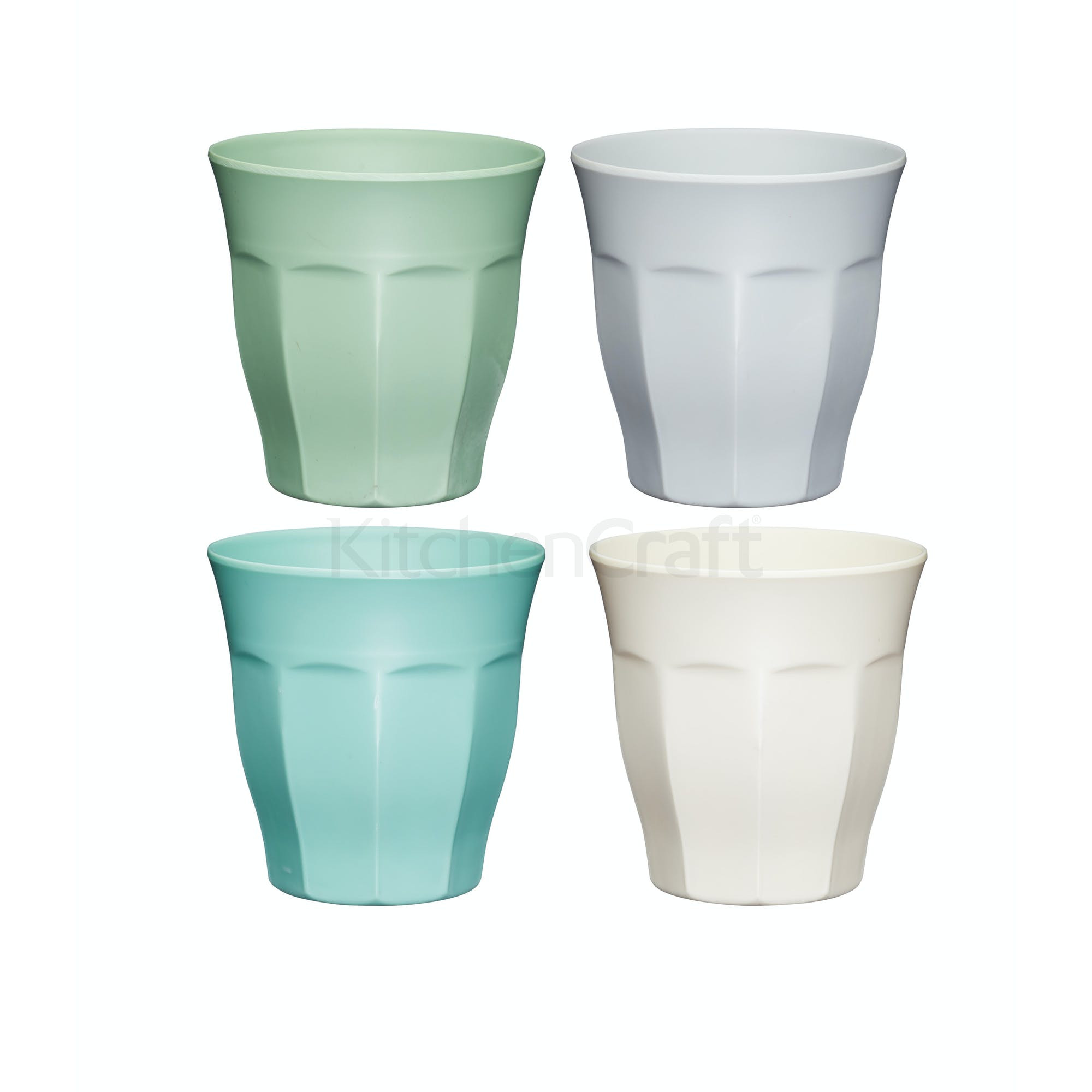 Ποτήρι Μελαμίνης Σετ 4 τμχ. Colorworks Kitchencraft