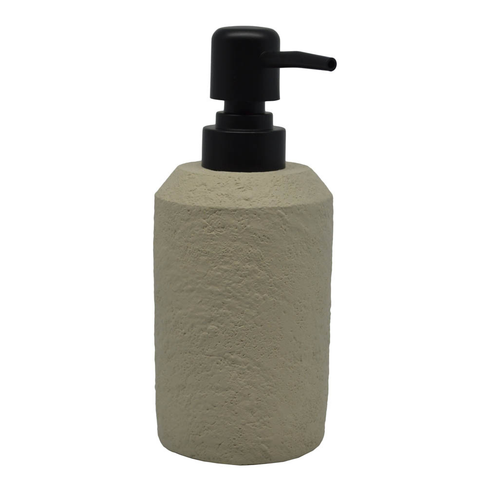 Dispencer Θήκη Για Κρεμοσάπουνο Πολυέστερ Beige Stone