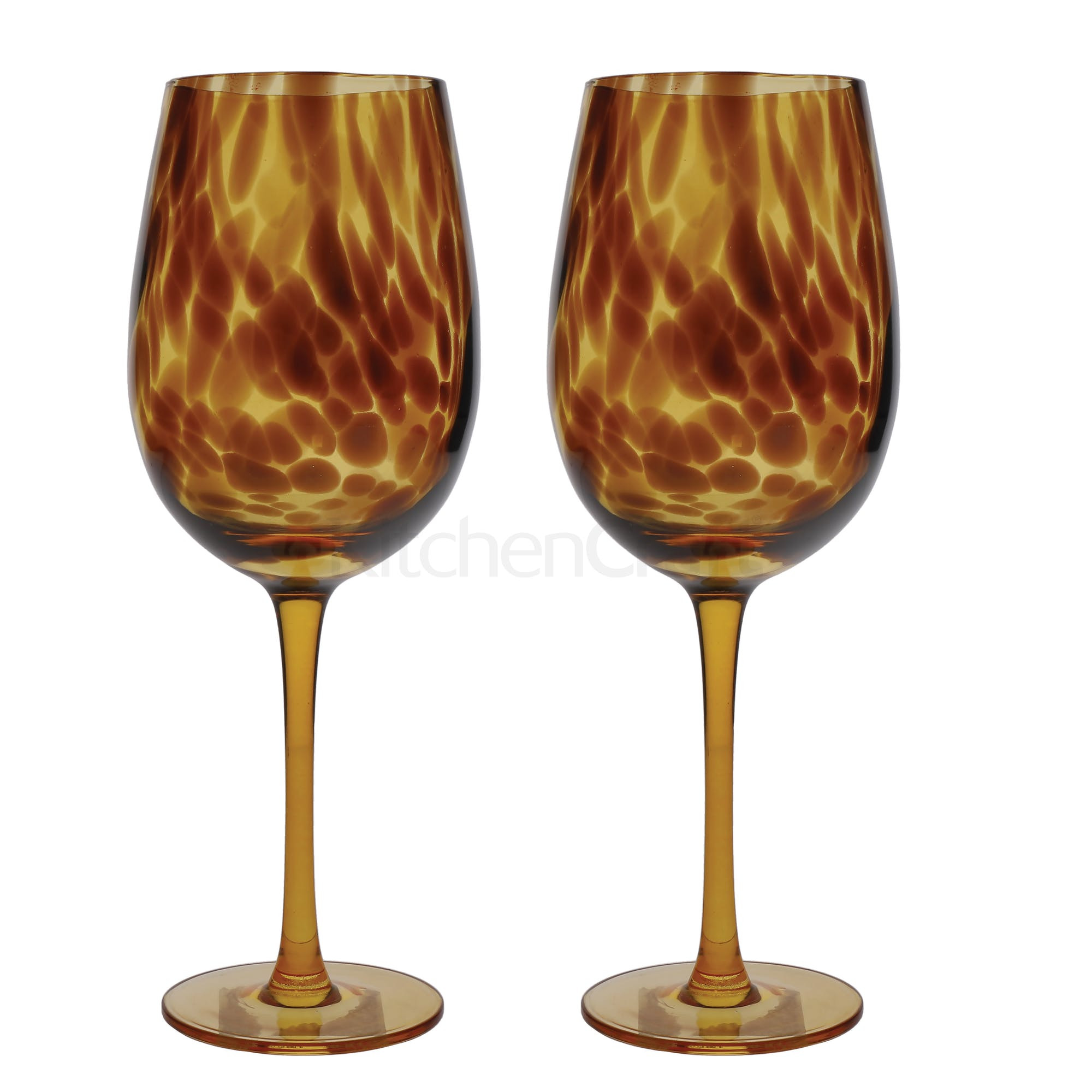 Ποτήρι Γυάλινο Κρασιού Σετ 2 τμχ. Tortoise Shell Barcraft 450ml Kitchencraft