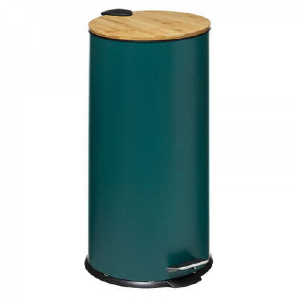 Κάδος Απορριμάτων Modern Green Μεταλλικός Στρογγυλός 30lt 5five
