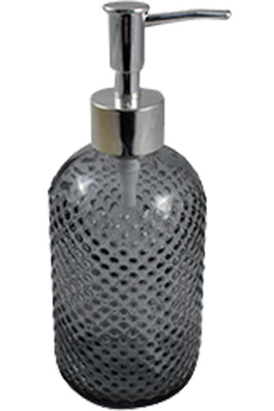 Dispencer Θήκη Για Κρεμοσάπουνο Γυάλινο Dots Grey