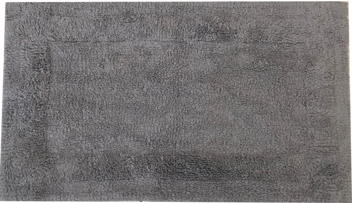 Πατάκι Μπάνιου Βαμβακερό Style 50x80cm Γκρι