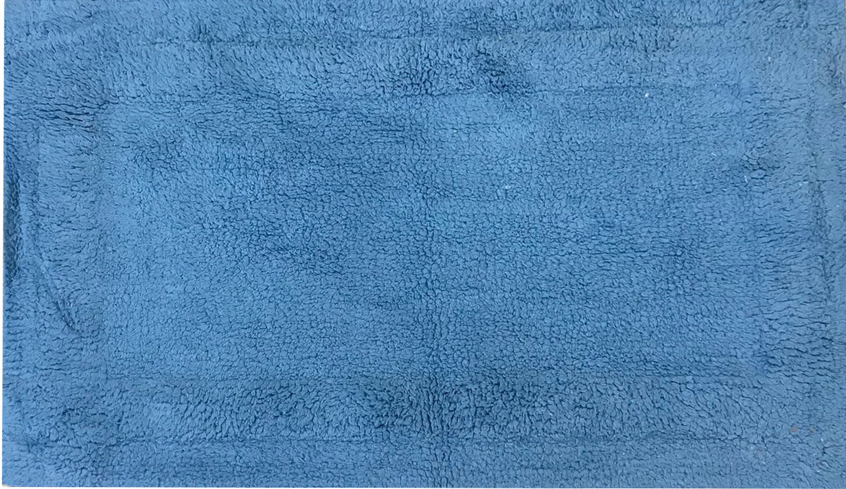 ΑΛΛΟΙ ΚΑΤΑΣΚΕΥΑΣΤΕΣ Πατάκι Μπάνιου Βαμβακερό Style 50x80cm Μπλε