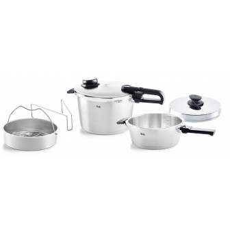 Fissler Σετ Quattro Vitavit Premium Χύτρες Ταχύτητας 8Lt + 4Lt