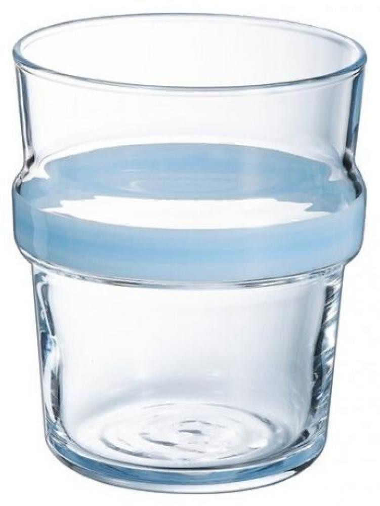 Ποτήρι Γυάλινο Νερού – Αναψυκτικού Stereo Blue Luminarc 270ml