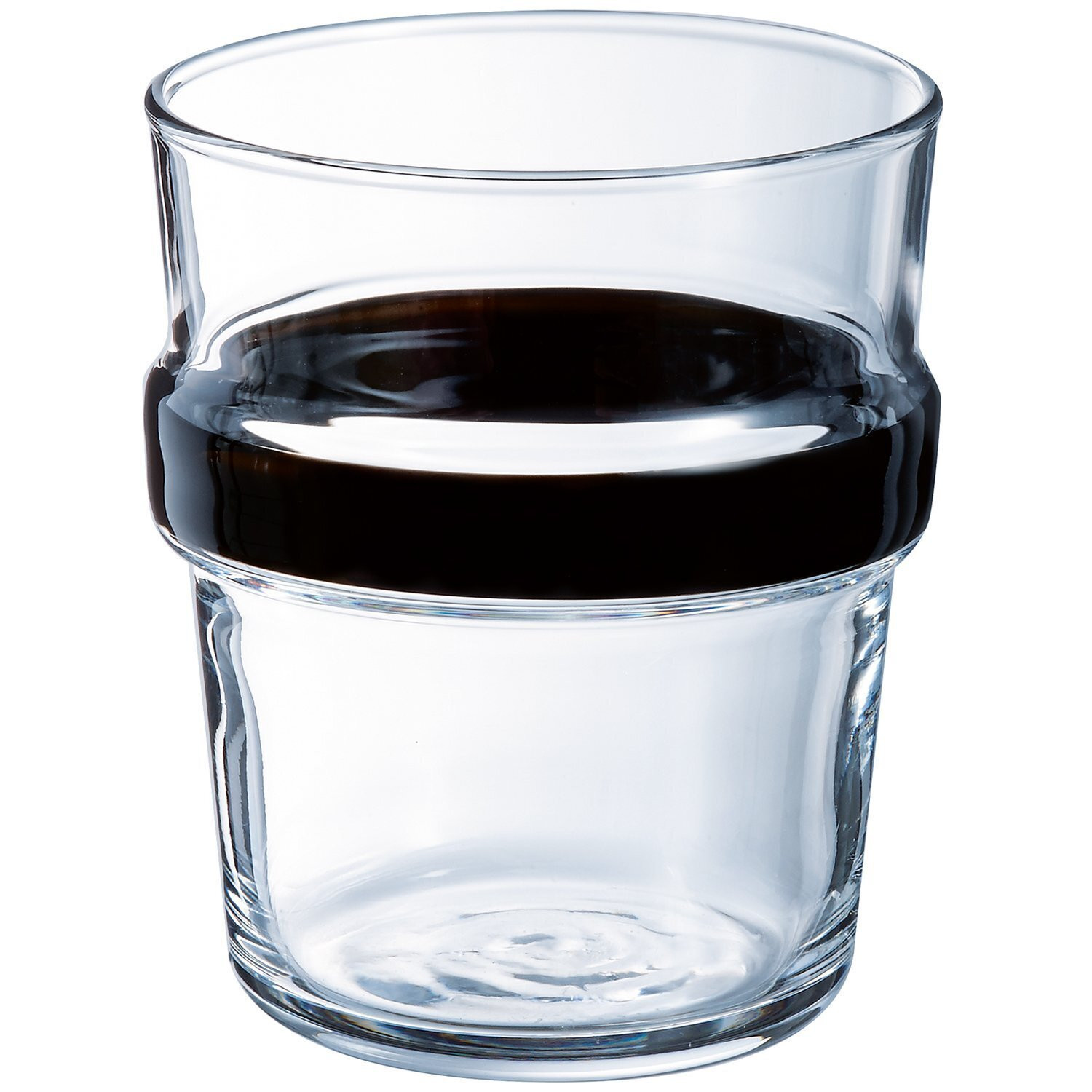 Ποτήρι Γυάλινο Νερού – Αναψυκτικού Stereo Black Luminarc 270ml