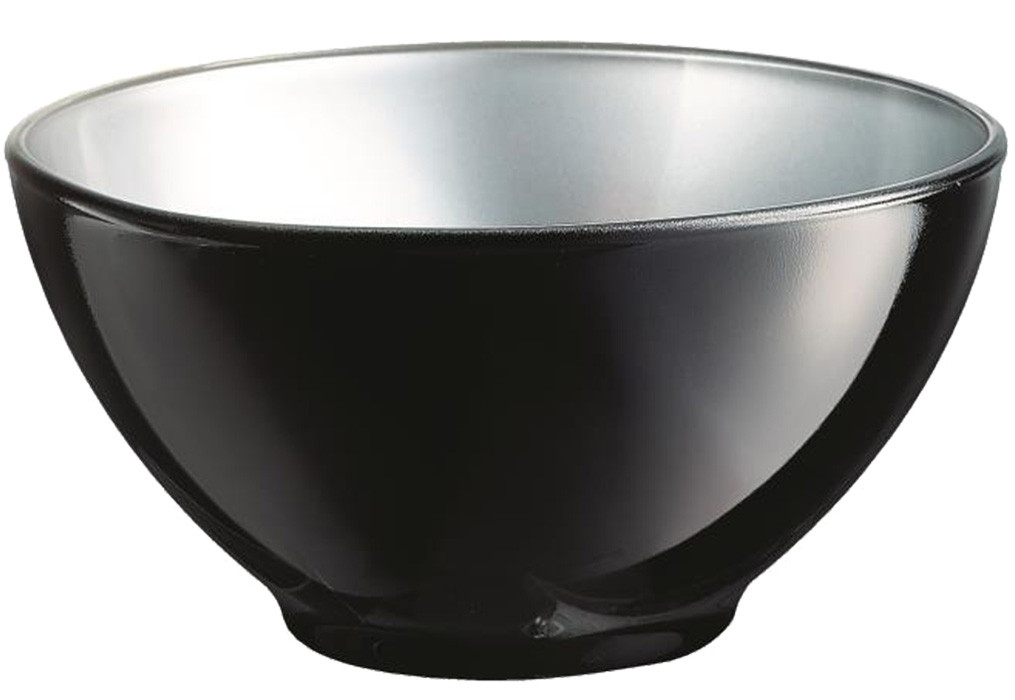 Μπολ Πρωινού Γυάλινο 13cm Flashy Black Luminarc 500ml