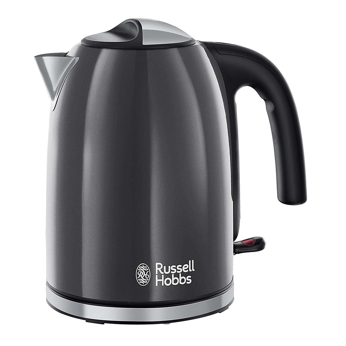 Βραστήρας Ηλεκτρικός Colours Plus Storm Grey 2400W Russel Hobbs