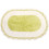 Πατάκι Μπάνιου Βαμβακερό Chrochet Οβαλ  45x75cm Πράσινο