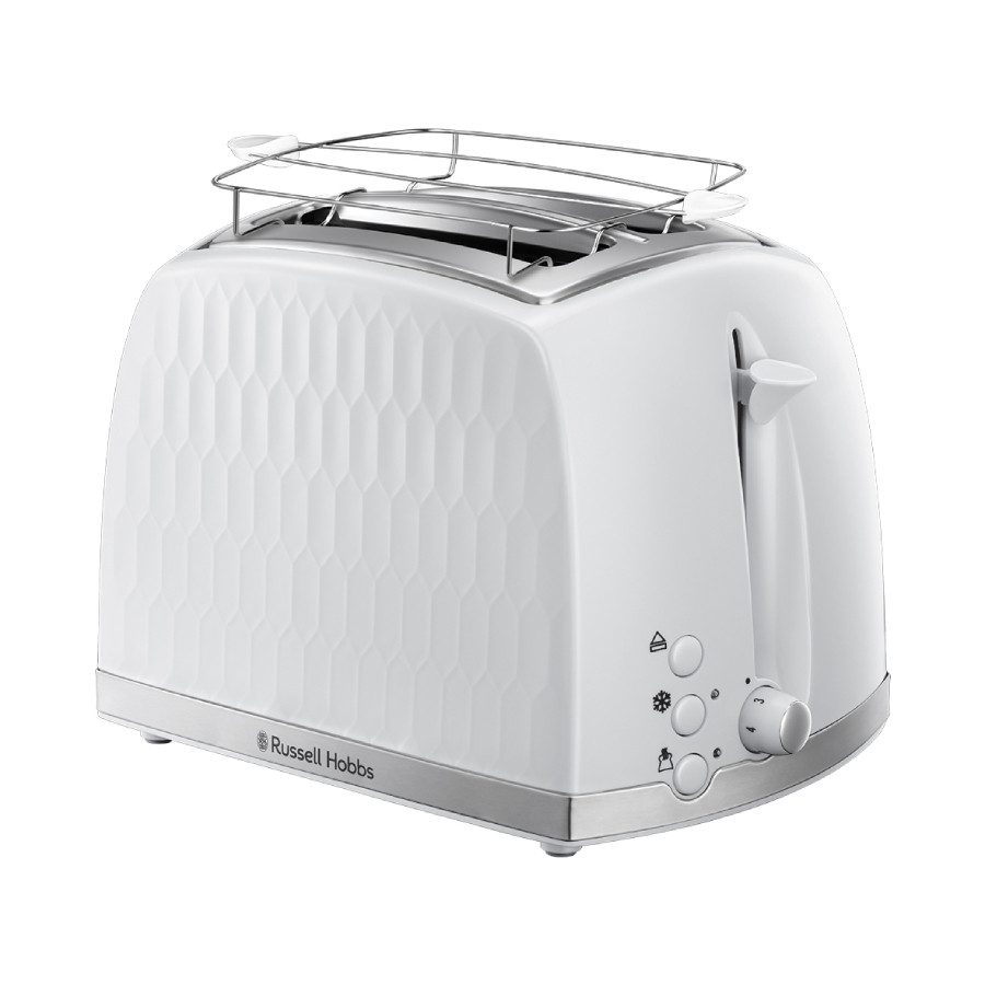 Φρυγανιέρα 2 Φετών Honeycomb White 1500W Russel Hobbs