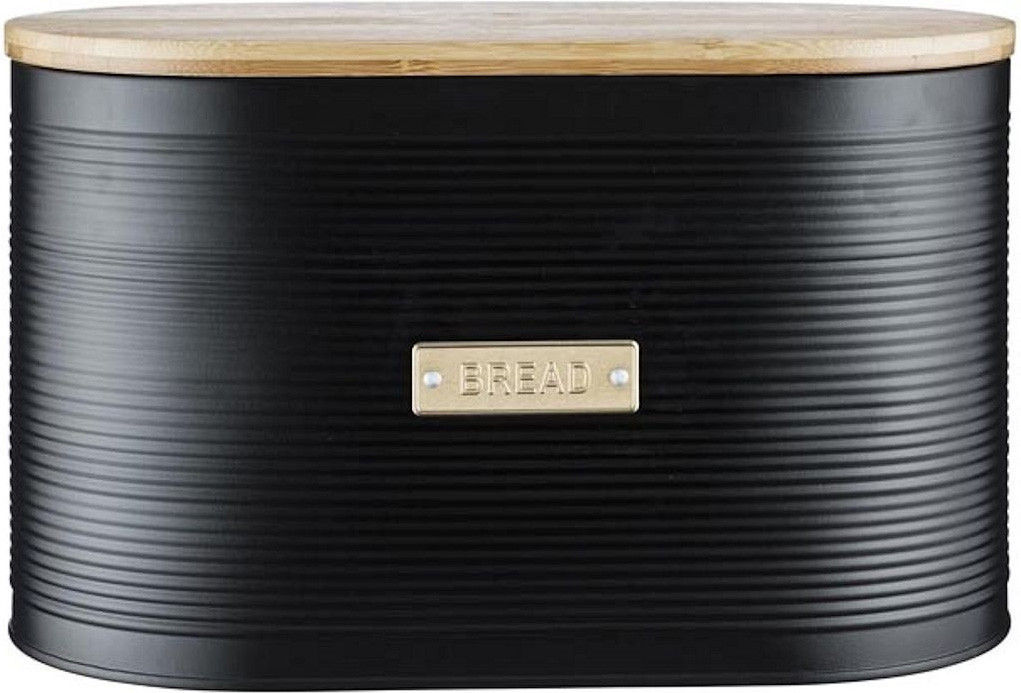 Ψωμιέρα Μεταλλική Otto Black Typhoon