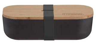 Φαγητοδοχείο Bamboo Fiber Pure Black Typhoon