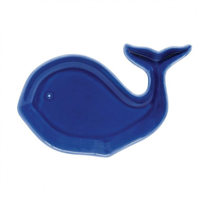 Πιατέλα Πορσελάνης Φάλαινα Fish blue 28cm R2S