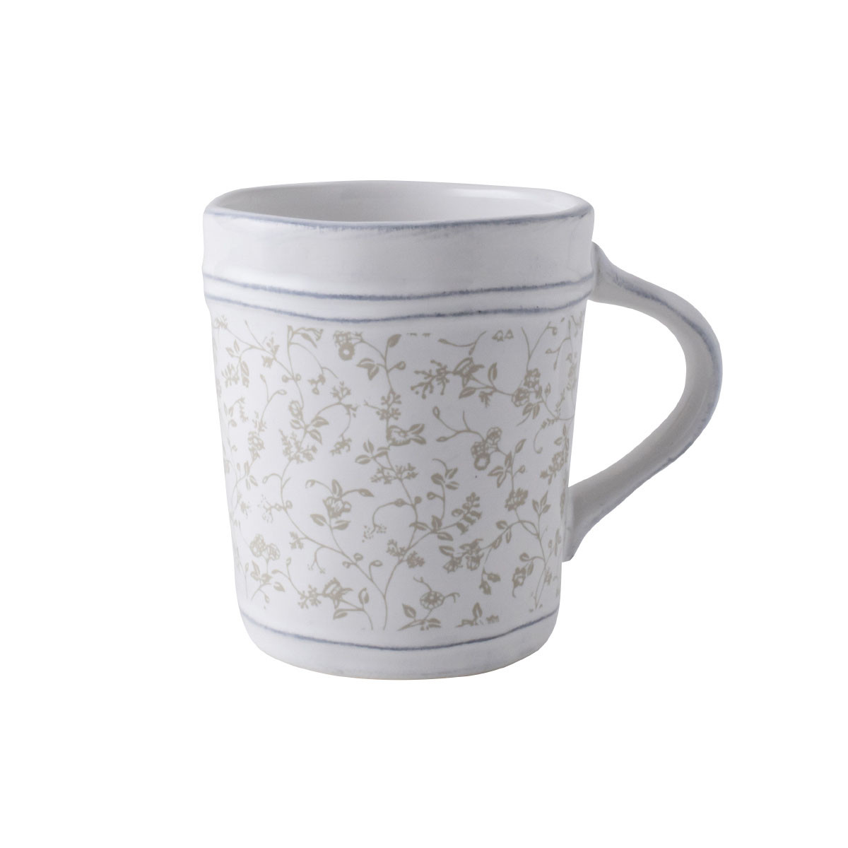 Κούπα Laura Ashley Κεραμική White Decorated Artisan 350ml