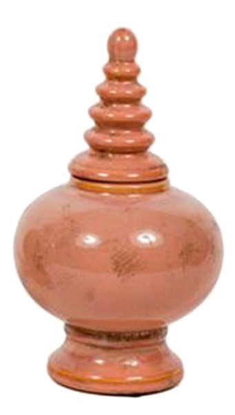 Βάζο Διακοσμητικό Κεραμικό Tunisia Orange 26cm