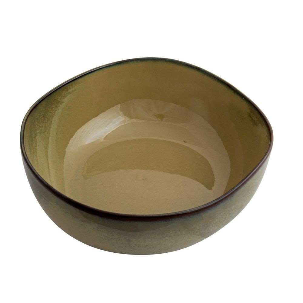 Μπολ Σαλάτας Πορσελάνη Granite Glased Sand 24cm HFA