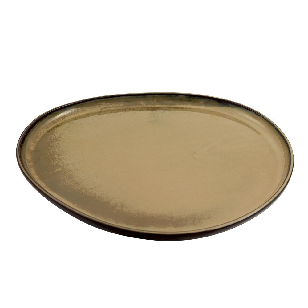 Πιατέλα Πορσελάνης Στρογγυλή Granite Glased Sand 34cm HFA