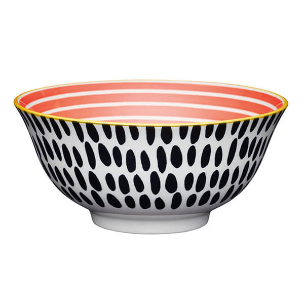 Μπολ Stonware Red Swril 15cm Kitchencraft
