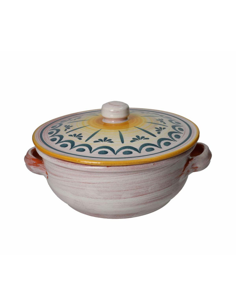 Γάστρα Στρογγυλή Πυρίμαχη 24cm Teraccota White Brandani