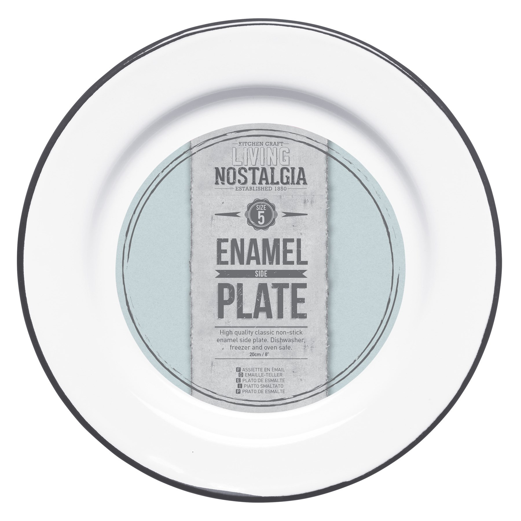 Πιάτο Εμαγιέ Enamel Living Nostalgia 20cm Kitchencraft