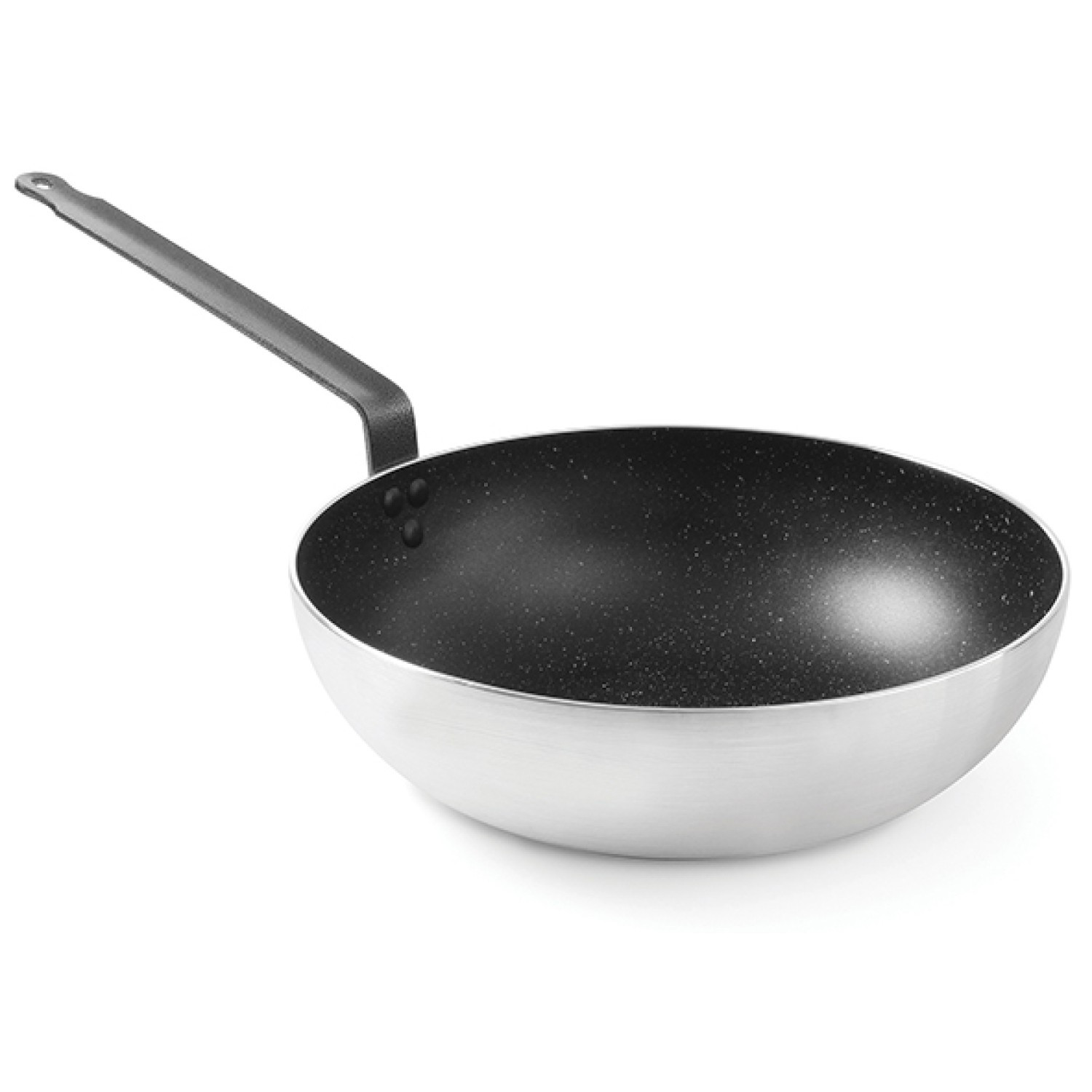 Hendi Τηγάνι Wok Αλουμινίου Αντικολλητικό Marble Professional 28cm