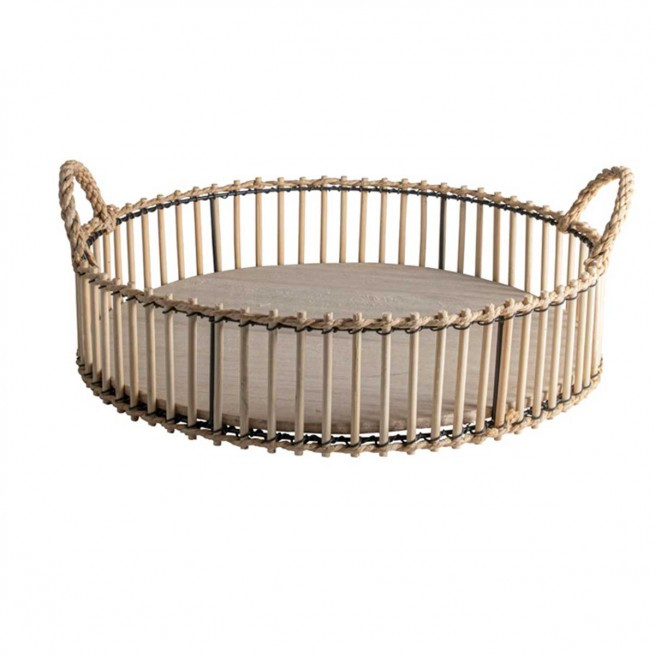 Δίσκος – Καλάθι Bamboo Στρογγυλό 40cm Gusta