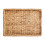 Δισκος Ορθογώνιος Διακοσμητικό Ψάθινο Υδρουάκινθου Rattan Φυσικό Χρώμα 39cm