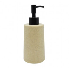 Dispencer Θήκη Για Κρεμοσάπουνο Polyester Beige Stone