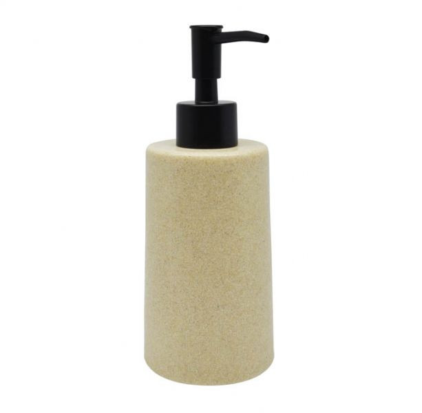 Dispencer Θήκη Για Κρεμοσάπουνο Polyester Beige Stone