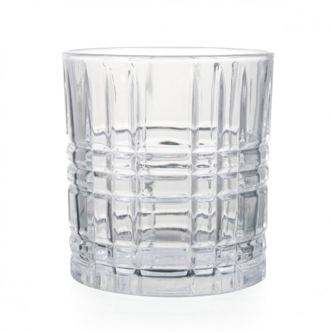 Ποτήρι Γυάλινο Ουίσκι Σετ 6τμχ. 340ml Old Fashion
