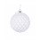 Χριστουγεννιάτικη Μπάλα Γυάλινη Brandani White 10cm