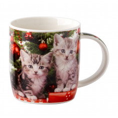 Χριστουγεννιάτικη Κούπα Πορσελάνης Christmas Cats  350ml