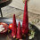 Χριστουγεννιάτικο Κερί Δεντράκι Κόκκινο 30cm Star Fire Andrea Fontebasso