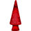 Χριστουγεννιάτικο Διακοσμητικό Γυάλινο Δέντρο 43cm Κόκκινο Vidrios San Miguel