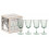 Laura Ashley Ποτήρι Κρασιού  Φυσητό Σετ 4Τμχ. 380ml Πράσινο
