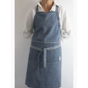 Ποδιά Κουζίνας Laura Ashley Daniela Oil Solid Blue Ποδιά Κουζίνας Laura Ashley Daniela Oil Solid Blue
