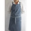 Ποδιά Κουζίνας Laura Ashley Daniela Oil Solid Blue