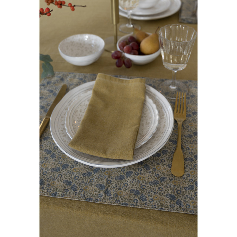 Σουπλά Laura Ashley Ύφασμα 2 Όψεων Daniela Oil Solid Yellow