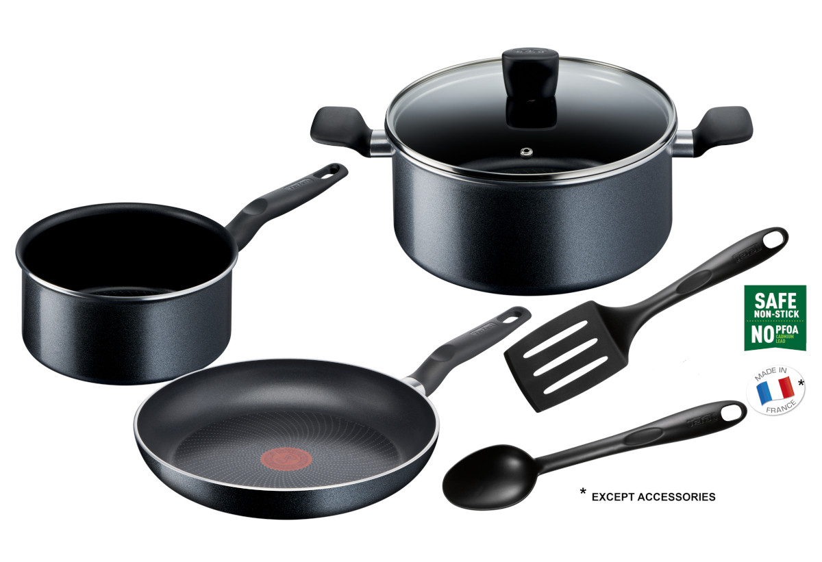 Tefal Μαγειρικά Σκεύη Σετ 5Τμχ. Αντικολλητικά Start Easy