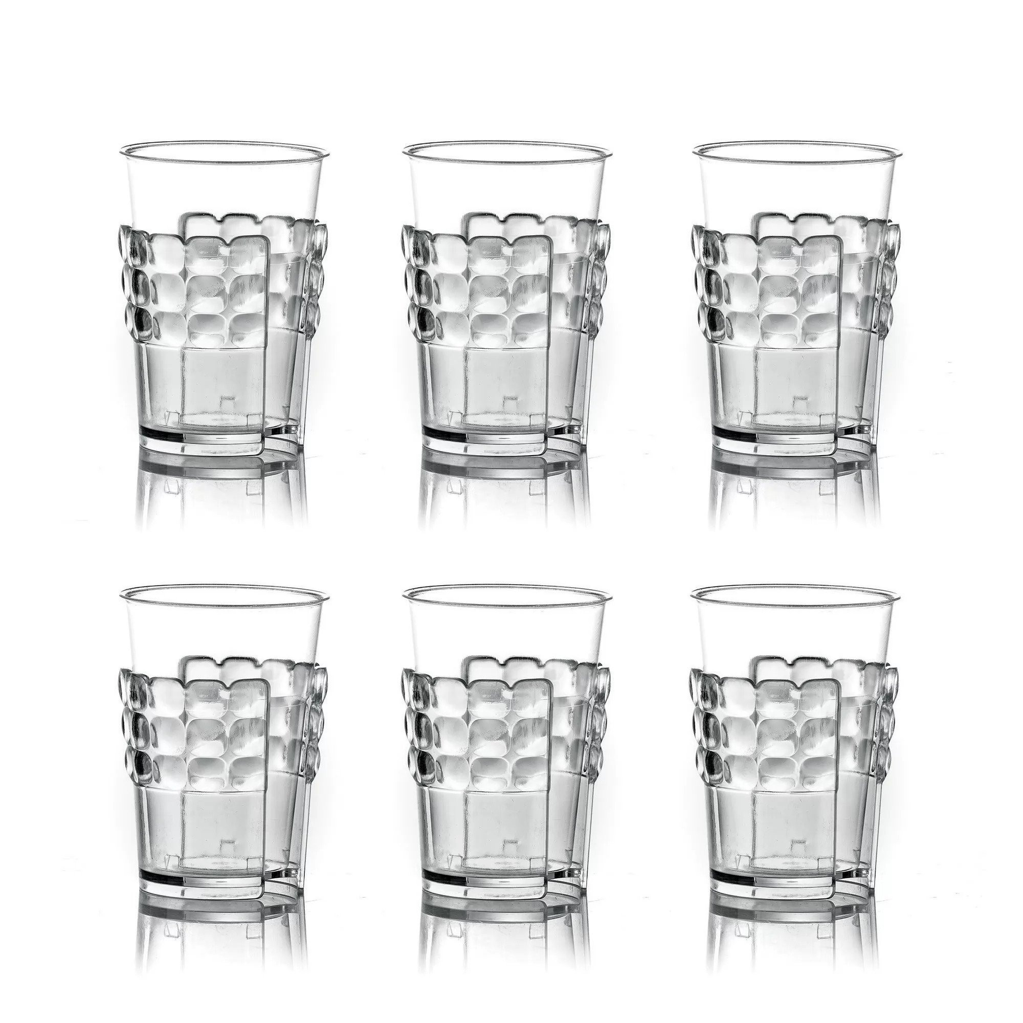 Βάσεις Για Ποτήρια Tiffany Clear Σετ 6Τμχ. Guzzini