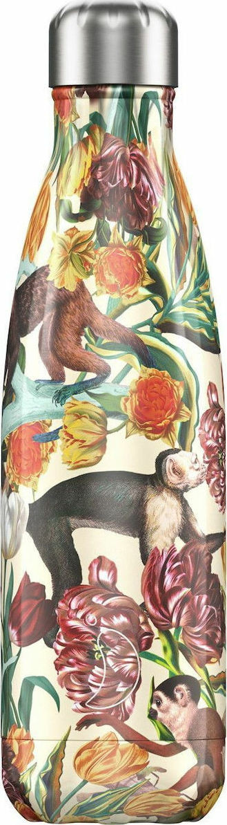 Chilly’s Μπουκάλι Θερμός Ανοξείδωτο Tropical Monkey 500ml
