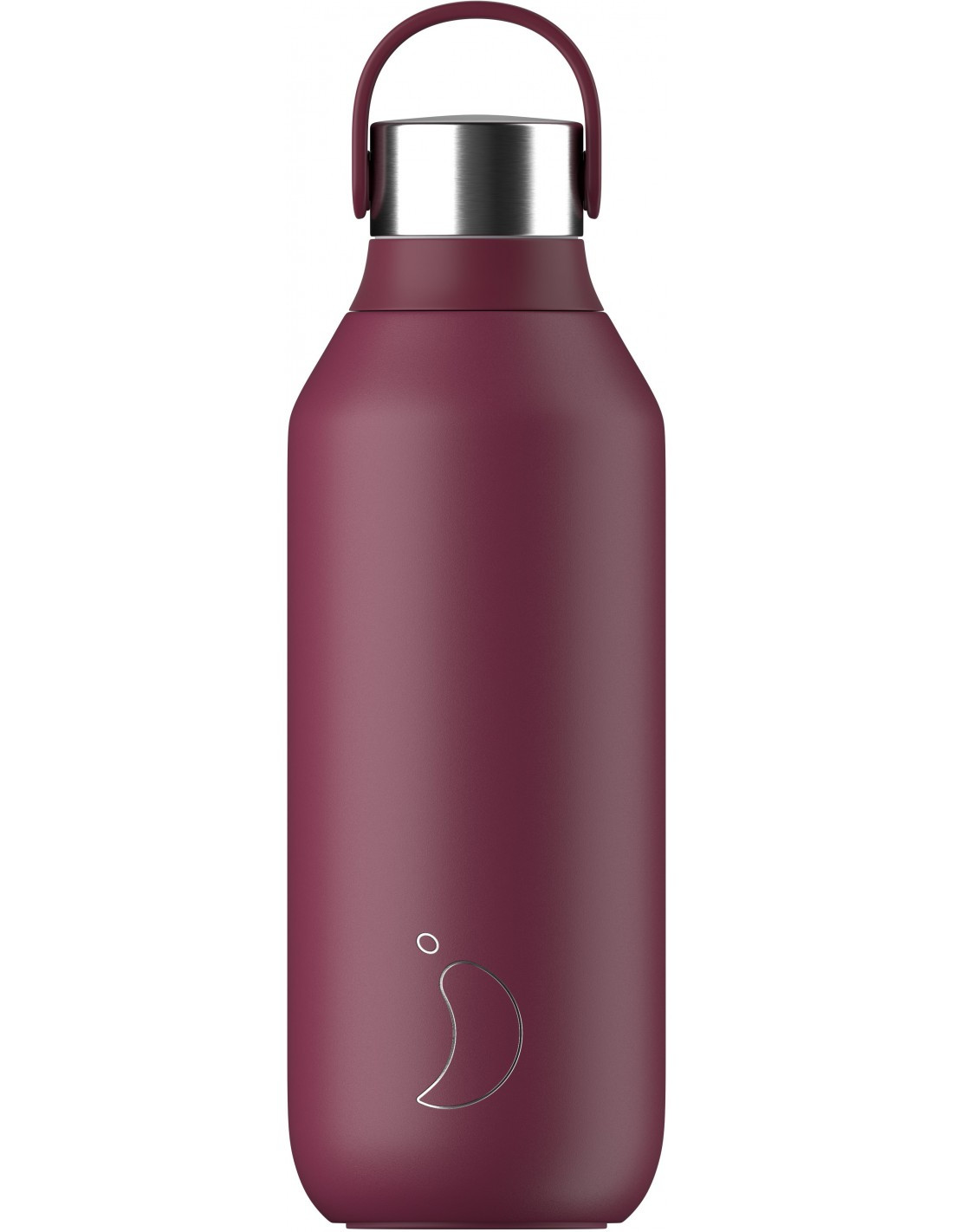 Chilly’s Μπουκάλι Θερμός Ανοξείδωτο Series 2 Plam Red 500ml
